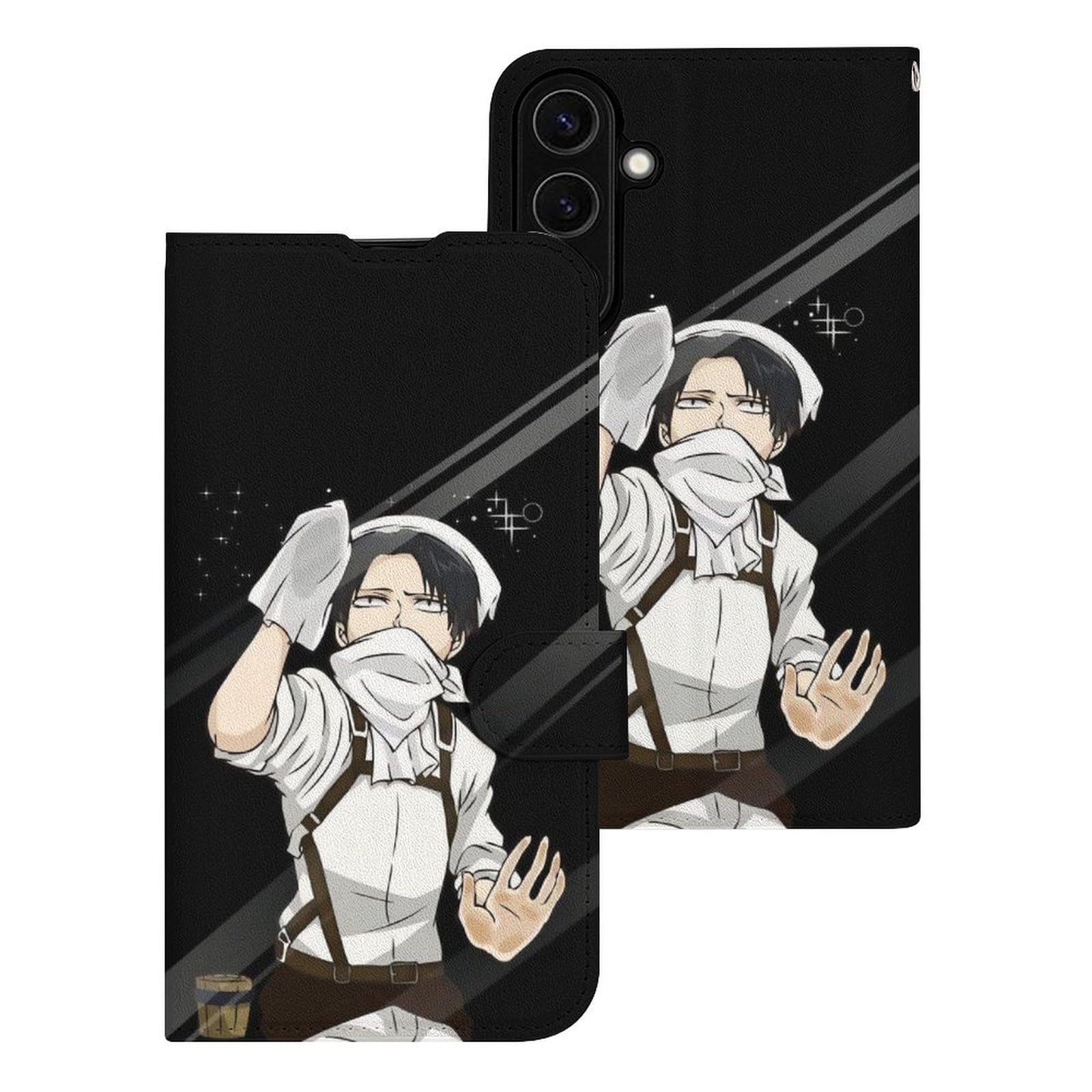 【レア】進撃　カラコレ　リヴァイ兵長　専用ケース付き！ Amazon.co.jp: SamsungGalaxyS24ケース 手帳型 進撃の巨人